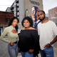 D’Zhane Parker, left, Cicley Gay, center, and Shalomyah Bowers pose for a portrait on Friday, May 13, 2022, in Atlanta.